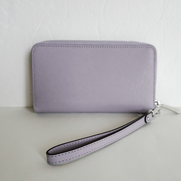 Michael Kors Jet Set LG Phone Case Wristlet Lilac - Picture 2 of 8